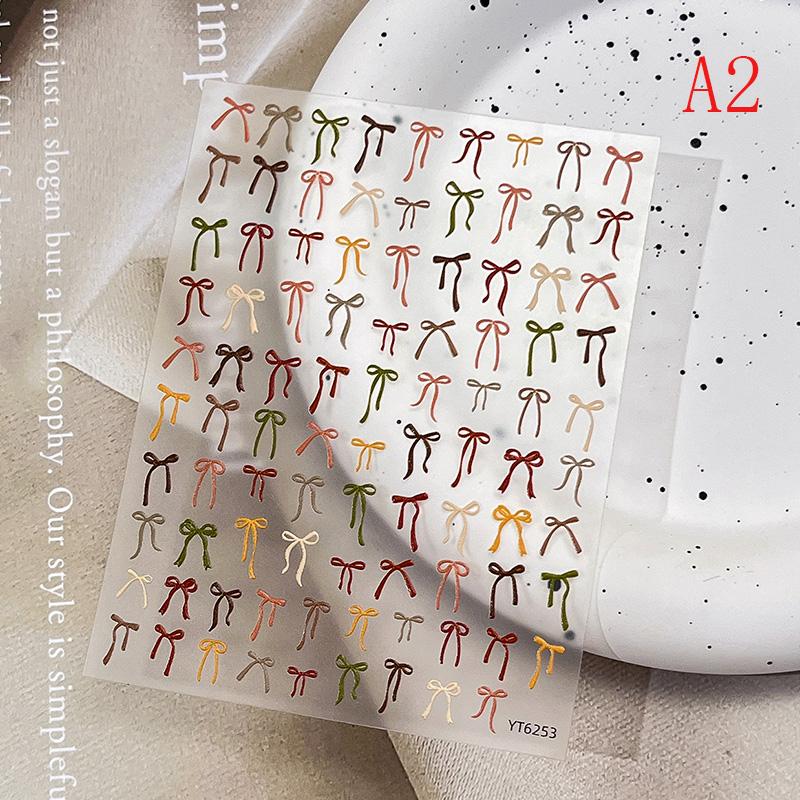 3D White Fish Tail Nail Stickers DIY Nail Art Decals for Women Easy Apply Manicure Artwork Decoration