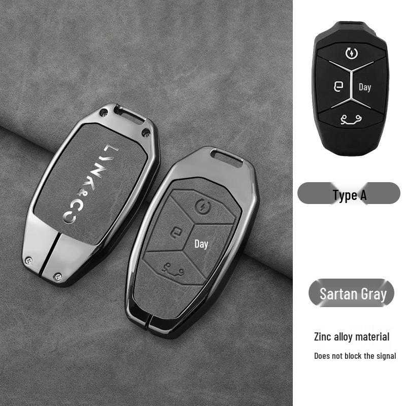 Lynk & Co 03 Schlüsselhülle für Advanced Hatchback mit Herren-Emp-Tasche, Schale und Schnalle