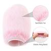Elastic Band Soft Furry Protective Cover Cylindrical Dustproof Wind Shield Sleeve for Small Portable Devices
