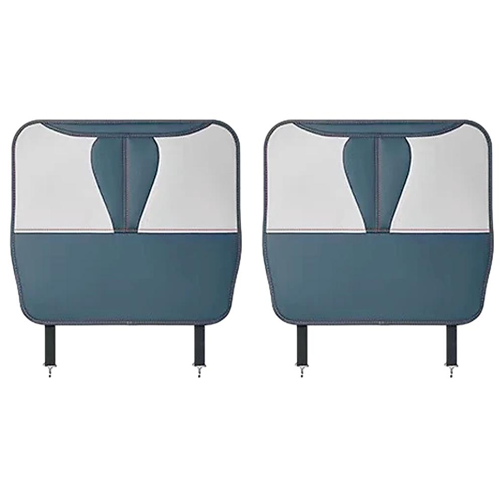 2pcs For BYD Atto 3 Yuan Plus 2024 2024 Car PU Leather Anti Kick Mat Pad Car Anti-kick Protector Mats Seat Back Protector
