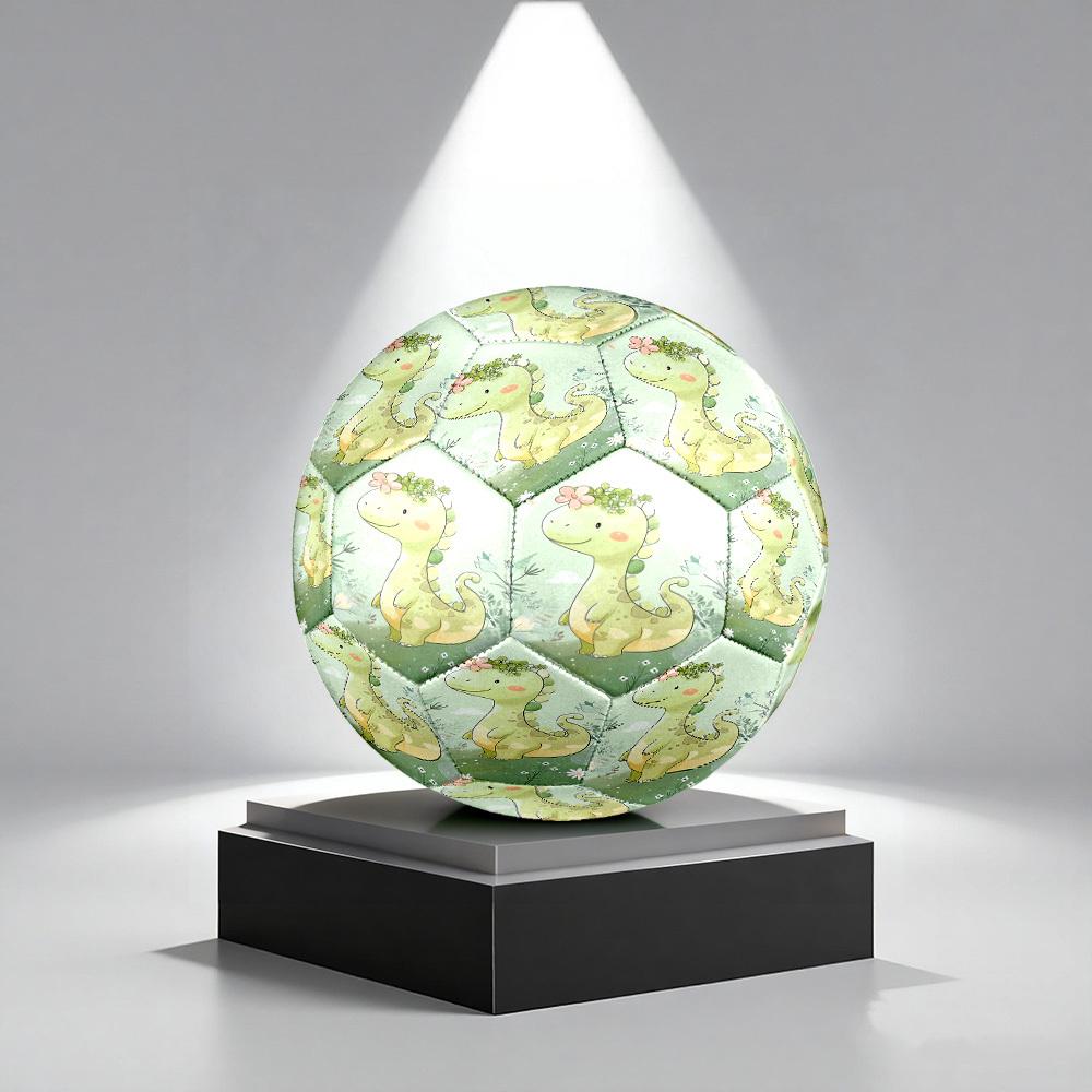 1pc Dinosaur Garden Size 5 Soccer Ball Professional Match Training Football Indoor &Outdoor Sports Ball Lightweight Durable C65157
