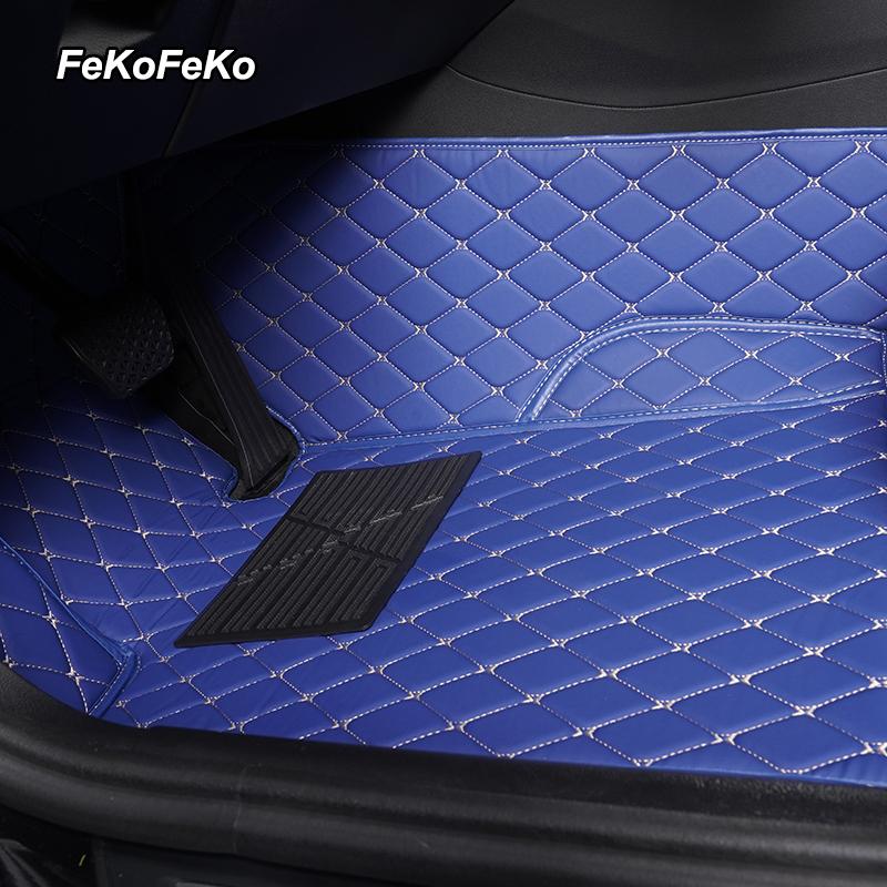 Custom Car Floor Mats For Skoda Octavia Auto Carpets Foot Coche Accessories