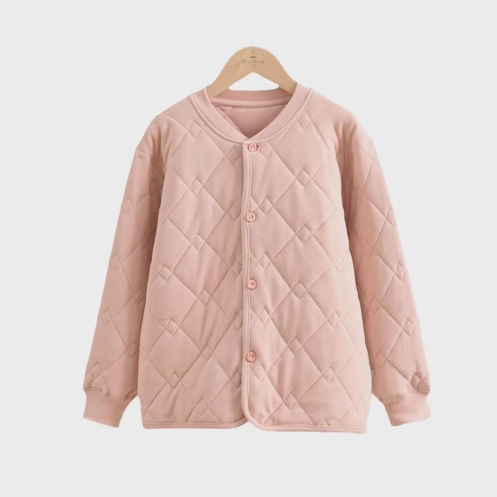 Children's Thermal Silk Quilted Coat with Magnetic Therapy, for Autumn/Winter