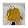 (giallo) Borsa Quadrata alla Moda Borsa a Mano da Donna di Alta Qualità