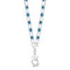 Jewelry Copper Gold Plated Simulation Color Treasure Round Versatile Chain Universal Chain Female 45 + 5Cm