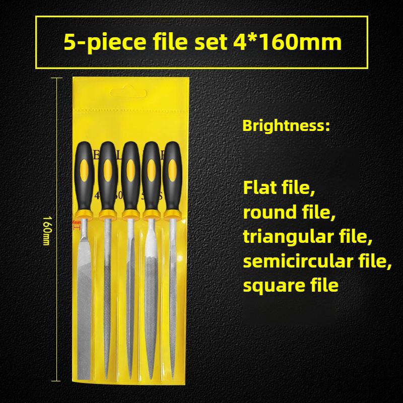 Schwerlast-Schleiffeilen-Satz aus Kohlenstoffstahl Grobzahnig Ergonomischer Griff für Metallbearbeitung Holzbearbeitung & Heimwerkerwerkzeuge