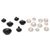 Acrylic Dot Threaded Nose for DIY Bear Gog Pet Doll's Nose