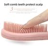1PC Wheat Straw Scalp Massage Comb Anti-static Magic Detangling Hair Brush Soft Gentle Grooming Brush Salon Hair Styling Tools