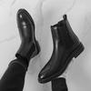 Business Chelsea Boots Bequeme Herren Freizeit High Top Schuhe Mode Stiefeletten Klassische Handgefertigte Leder Botas Walking Schuhe