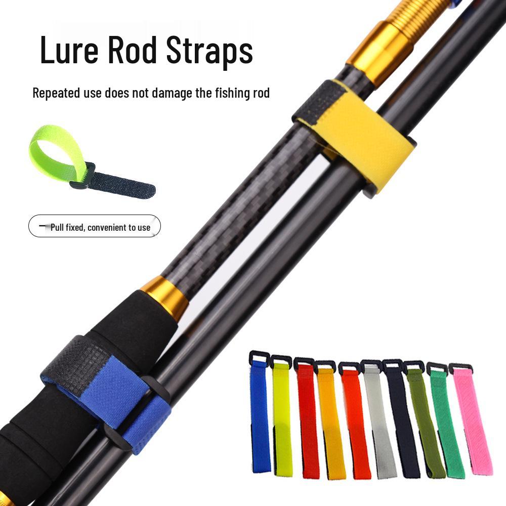 Magic Tape Anti-Slip Fishing Rod Straps - Lure & Bait Binding Tool for Fishing Accessories