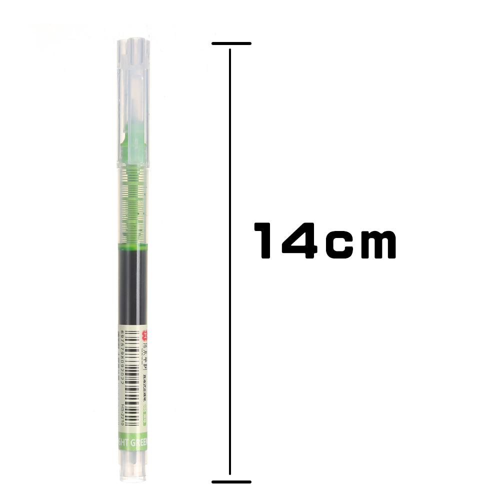 12-24PCS Color Quick-drying Straight Liquid Full Needle Pen, Simple Large Capacity Neutral Pen, Suitable for Drawing,Note-taking