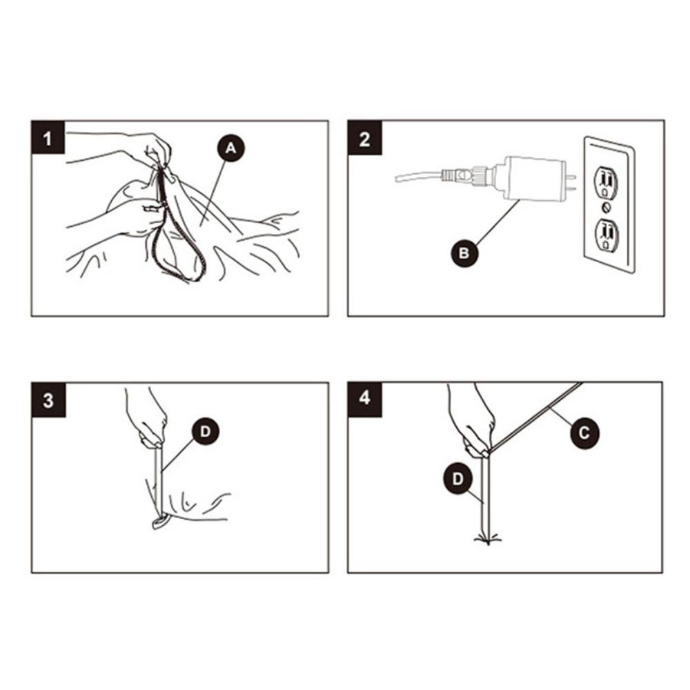 Christmas Decor Oxford Christmas Inflatable Dolls LED Light DIY Christmas Inflatables Decor Lighted Dolls Indoor Party