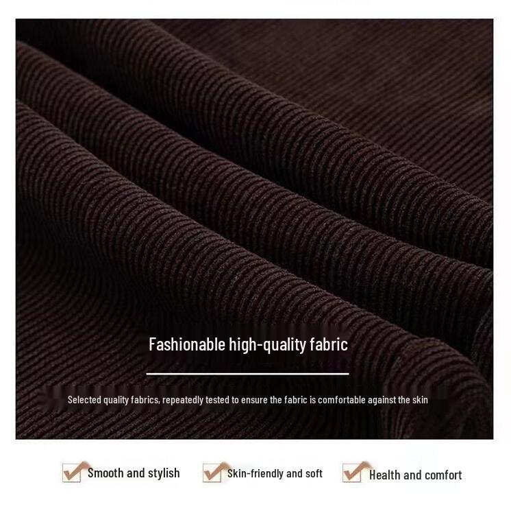 Autumn Winter  Women's High-Waisted Corduroy Chenille Harem Pants Lantern Pants Loose Fit