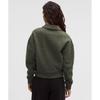 Lululemon Wool Blend Collared Jacket Heathered Olive Brown