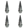 Bullet Valve Caps Car Motorcycle Wheel Tire Valve Caps Alloy Spike Shaped Aluminum Car Styling Auto Exterior Accessories 4Pcs