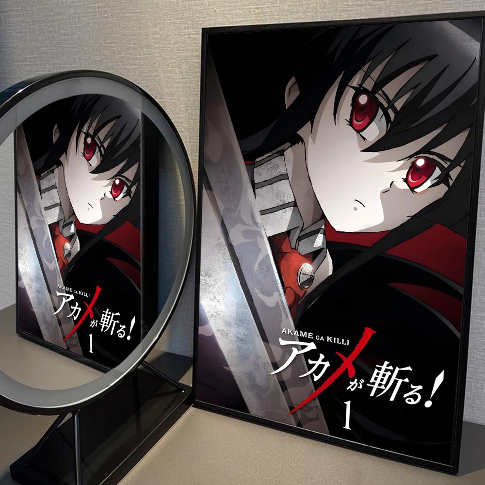 Japanese Anime Akame Ga KILL Poster Prints Art Nordic Aesthetic Canvas Painting  for Living Room Bar Gaming Room Home Decoration