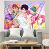 Colorful Kpop cartoon Tapestry Hanging for Bedroom,Livingroom, Playroom,Decor Art Room Wall Tapestry Holiday and Birthday Gifts