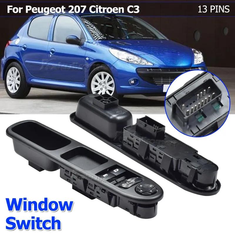 Elektrischer Hauptschalter Fensterheber Schalter 6554.QC Für Peugeot 207 Citroen C3 Picasso 2007-2014