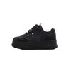 Thin Thick-soled Shoes Women's Autumn New Black Board Shoes Soft-soled Comfortable Milk Fufu Casual Shoes
