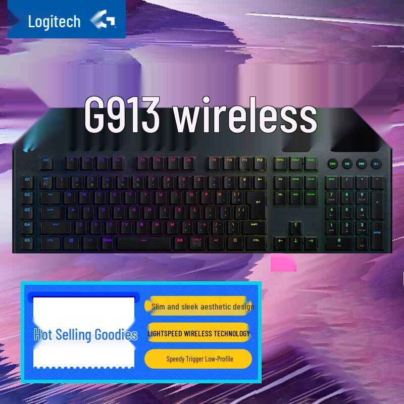 

Logitech G913 Wireless RGB Mechanical Gaming Keyboard