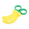 Paper Scissors Cute Cartoon Banana Shape Soft Handle Scissors with Magnet for Student Kids for Home