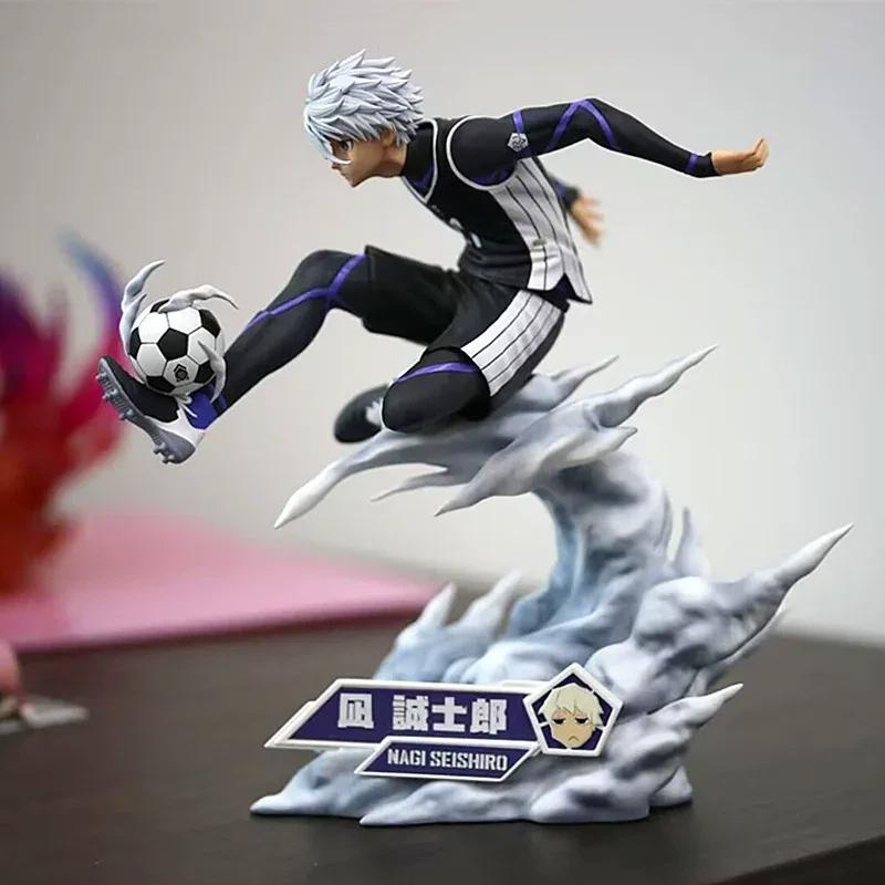 21cm Μπλε Κλείδωμα Nagi Seishiro Φιγούρα Δράσης Δυναμική Στάση Σκοποβολής Άγαλμα Μοντέλο Anime Παιχνίδι Διακοσμητικό Γραφείου Δώρο Για Φίλους Ποδοσφαίρου