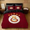 Galatasaray Sk Vzor Povlečení Přikrývka Sada Povlak na přikrývku Povlak na polštář Domov Narozeninový dárek(1 * povlak na peřinu + 2 * povlak na polštář, bez jádra)