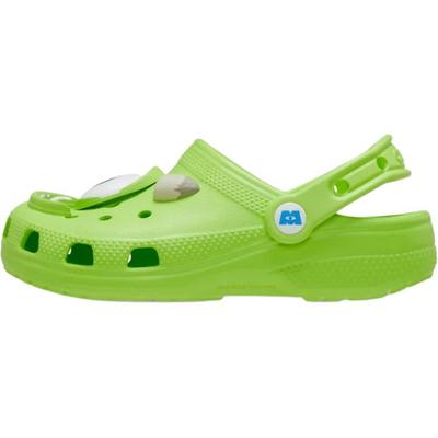 Monsters Inc x Classic Clog Protiskluzové Odolné proti opotřebení Nízké Dětské Sandály Zelené Dětské