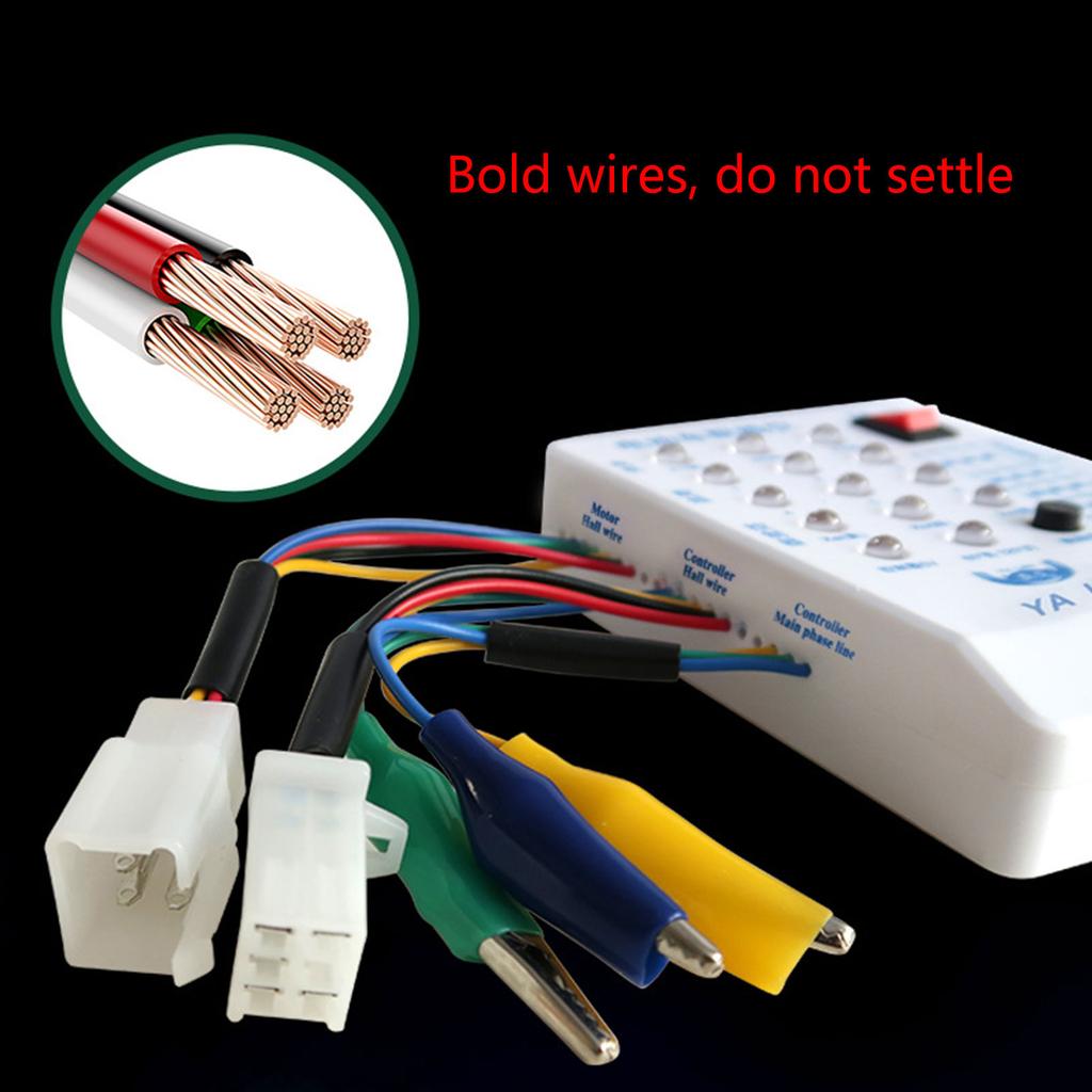 Brushless Motor Tester,Electromobiles Car E-Bike Scooter Brushless Motor Controller Tester 24V/36V/48V/60V/72V Repair