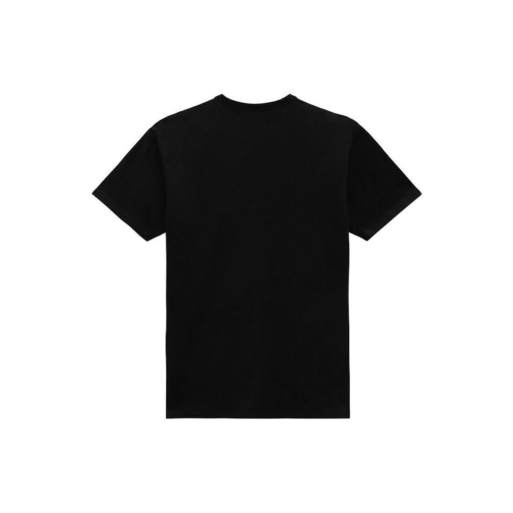 Vans T Shirts Unisex Black Crew Neck Moderate Straight Fit VN000056BLK