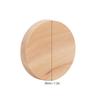 50PCS Round Wooden Circles Unfinished Surface 1.2 Inch Diameter Wood Slices 5mm Thick Wood Wood Cutouts Wood Carving