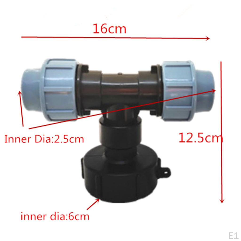 1000 Wasser 25mm Schwerlast-Adapter Fitting Verbinder