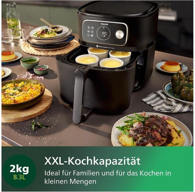 Heißluftfritteuse Philips HD9876/20 Airfryer Combi XXL Connected