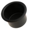 Aluminum Cup Drink Holder for Marine, Boat, RV, Camper, Trailer, Motorhome - Inner Diameter: 80mm/ 3.31inch, Black