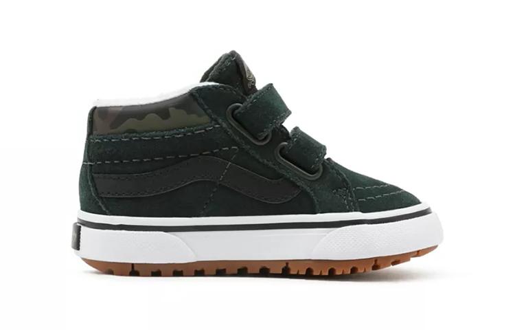 Vans SK8 Reissue V Mte 1 Mid top Kids' Skateboarding Shoes Dark Green White Children Aged 3 7 Years Old VN0A5KRO6HW