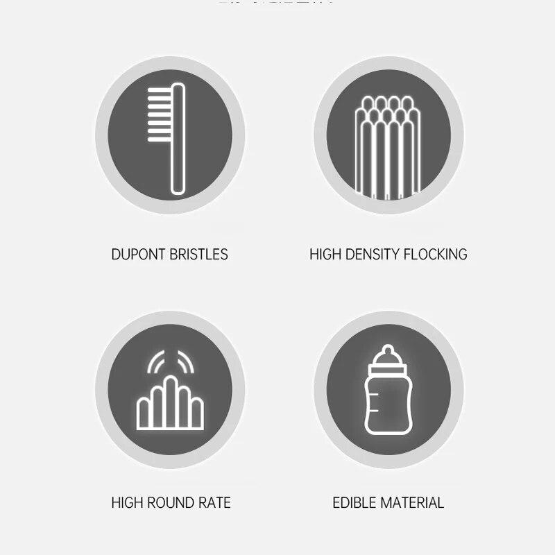 4PCS Dupont Bristle Electric Toothbrush Heads Whiten Teeth/Daily Clean/Precison Cleaning/Soft Care Teeth For Oral B