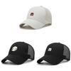 Flowers Letter M Embroidery Baseball Cap Breathable Outdoor Sun Hat Protection