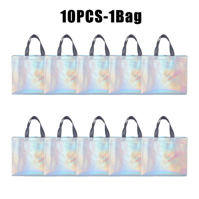 

Laser Etched Luxury Reusable Carry All Shopping Bags Premium Non Woven Gift Packaging For Women Shoes Apparel Boutique Retail S 32x27x10cm