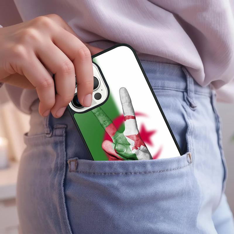 Algeria Flag Algerian Phone Case For iPhone 17 Air 15 16e 14 13 Pro Max Coque 12 11 Pro Max PLUS cover