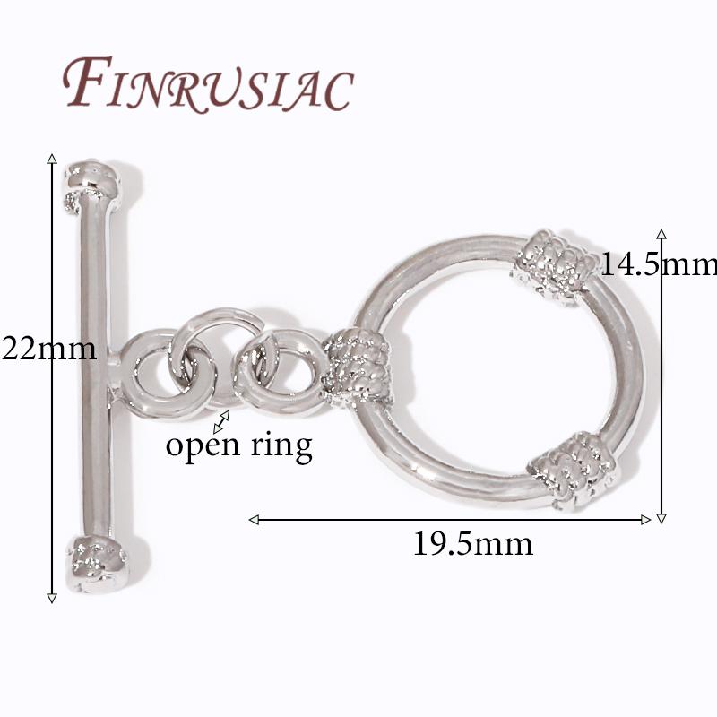 18k Gold Plated Toggle Clasp For Jewelry,OT Clasps For Bracelets Accessories DIY Jewelry Making Necklaces Connectors Findings