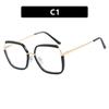 Square Glasses Frame Comfortable Computer Optical Eyewear Unisex Anti Blue Light Glasses Fashion Large Frame Eyewear For Travel