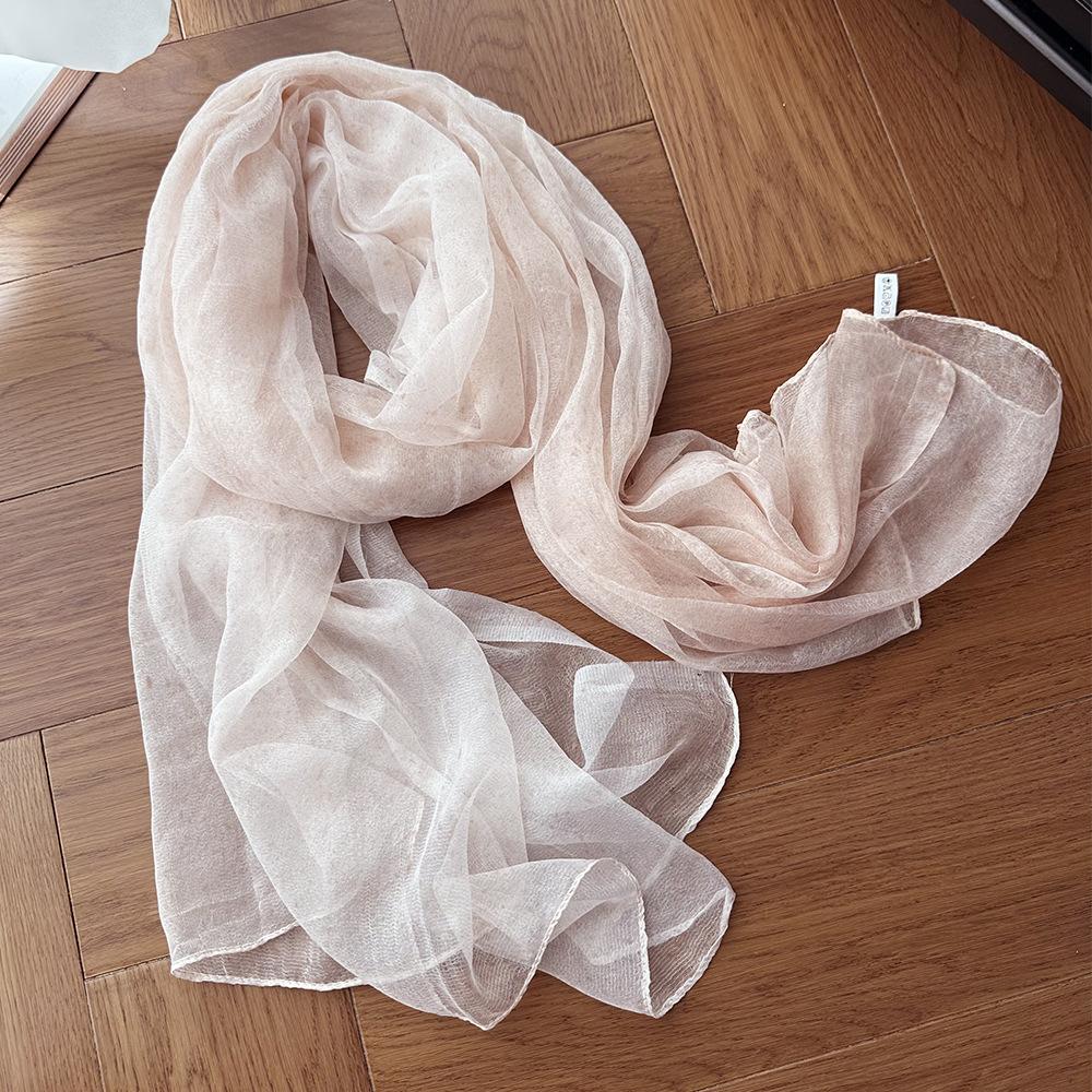 Mother's Day silk scarf silk high-end scarf new summer sunscreen silk scarf women's Korean atmosphere shawl