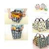 Charming Hedgehog And Whale Canvas Cooler Lunch Bag With Thermal Insulation