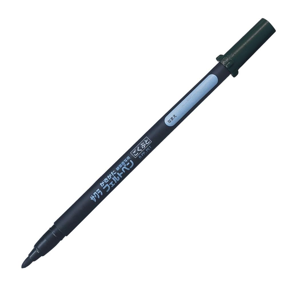Sakura Felt Black Cray-Pas Water-Based Marker, Extra-Thick Pen, FK-J#49,