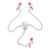 Nipple Clamp With Metal Chain Adjustable Clitoris Clip Bondage Restraints Breast Labia Clip Stimulation Sex Toy For Woman