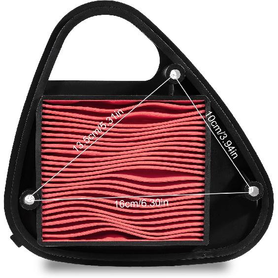 VideoPUP Replacement Motorcycle Air Filter Compatible with VLX 600 VLX 400 17205-MR1-000