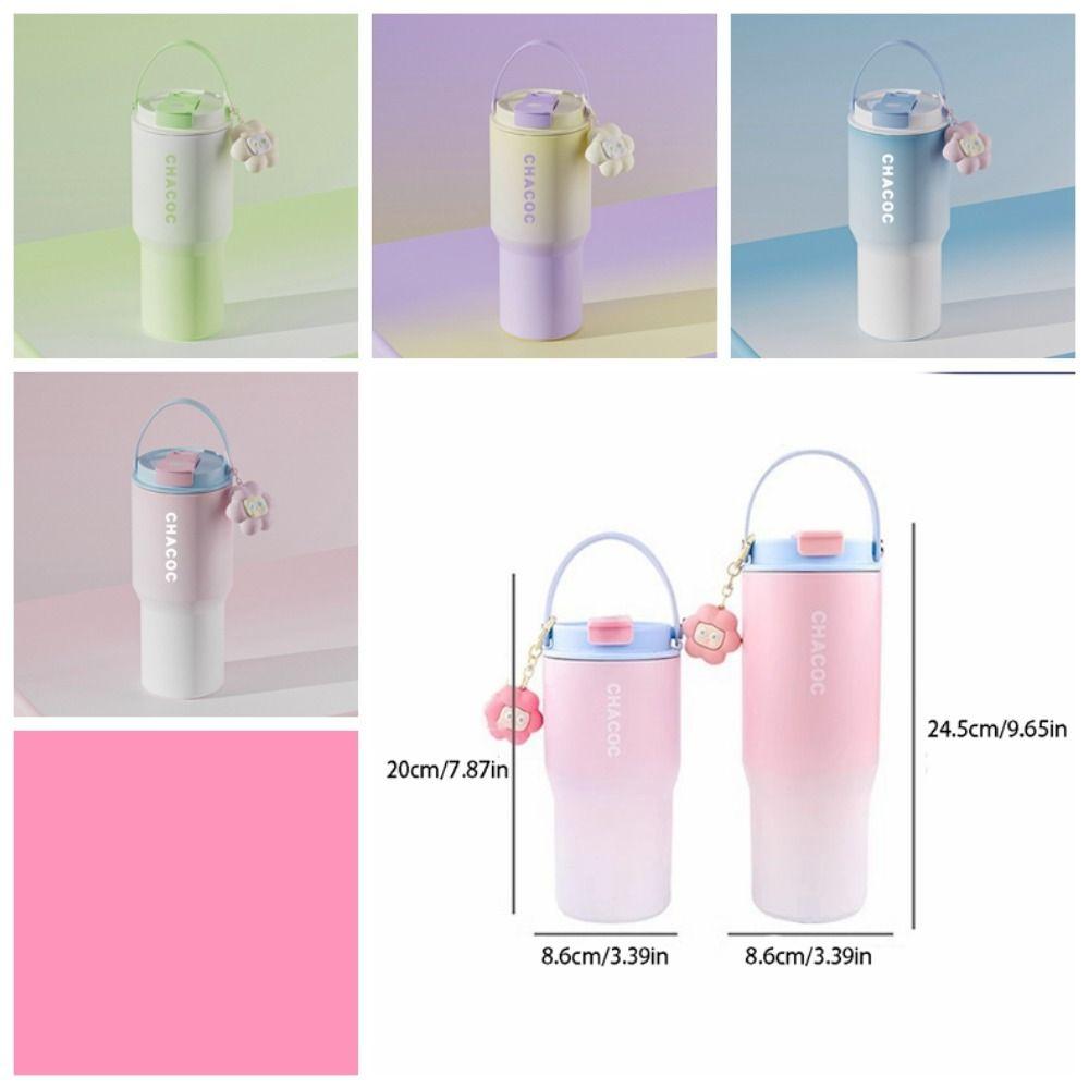 Fashion Vacuum Thermos Cup Stainless Steel Water Bottle Drinkware Insulation Cup  Gift