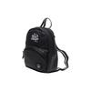 Vans X Disney Collaboration Zipper D-Shaped Keychain Leather Mini Backpack Women backpacks Black VN000FZHBLK