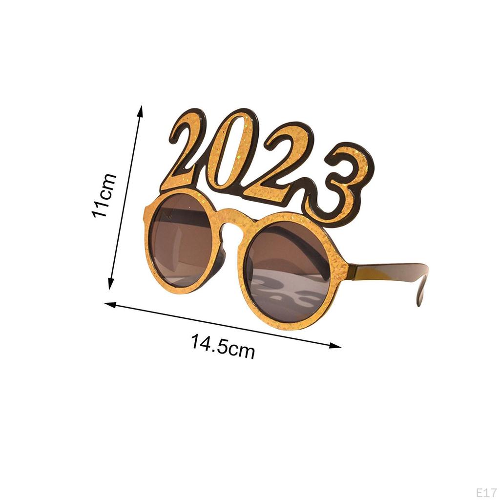 Funny Glasses,Eve Party Supplies Decorations Photo Prop,New Years Glasses for Celebration