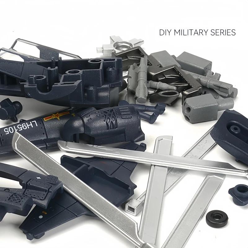 1/72 Creative Military Series AH-64/EC-665/Z-10 Helicopter Building Blocks Model Fiery Thunderbolt DIY Decor Toys For Xmas Gifts
